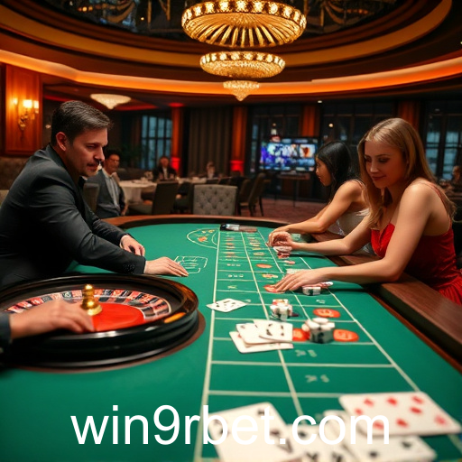Experiência Autêntica de Cassino com 'Live Casino' na 9rbet